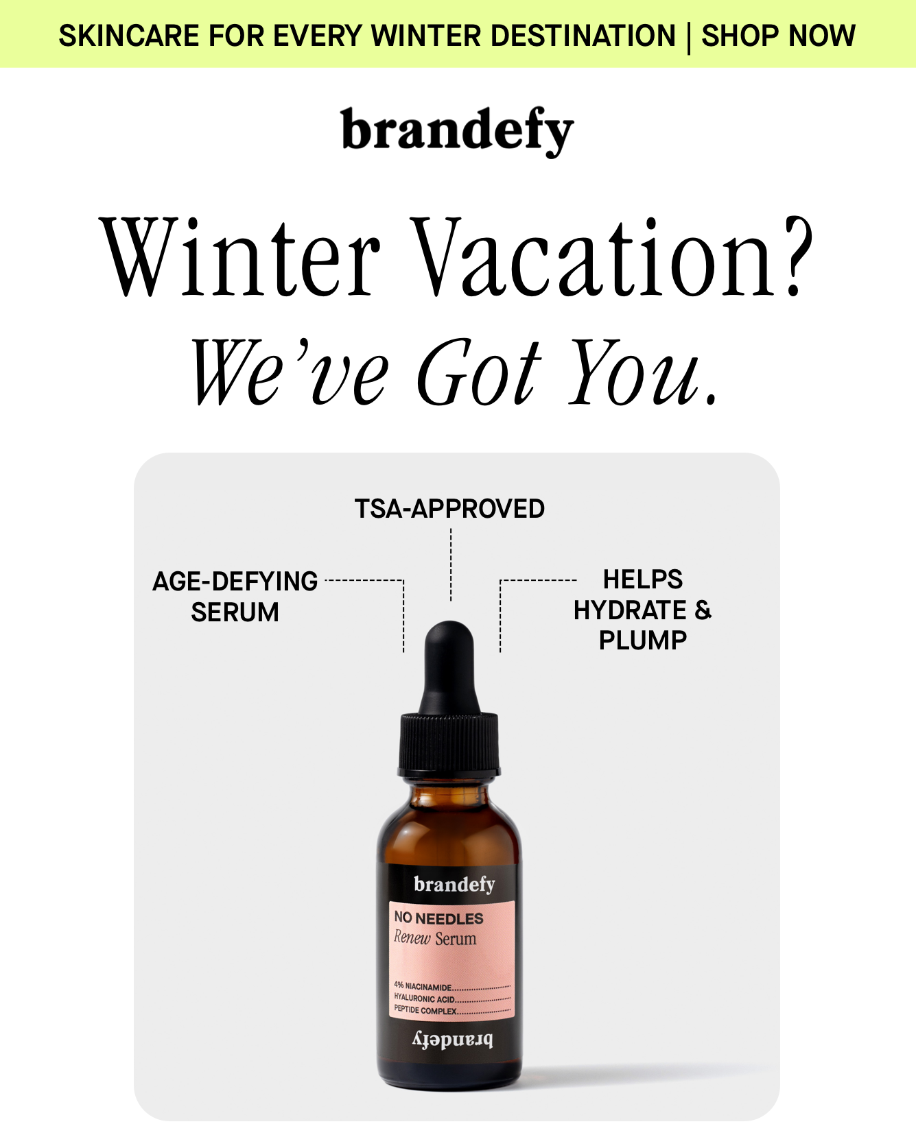 Winter Vacation? We've Got You.