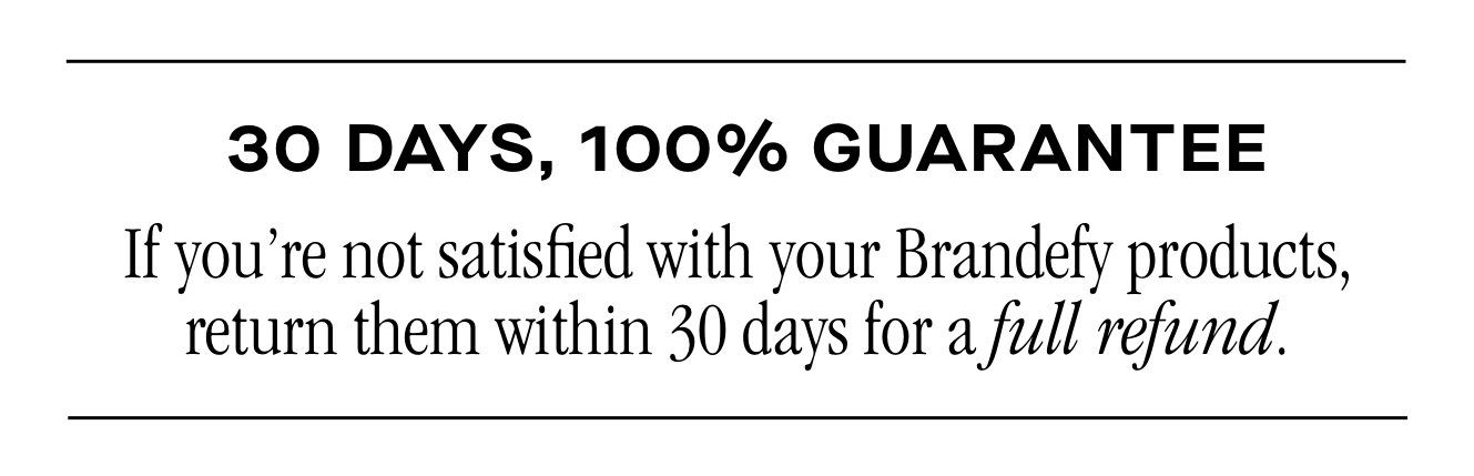 30 days, 100% Guarantee