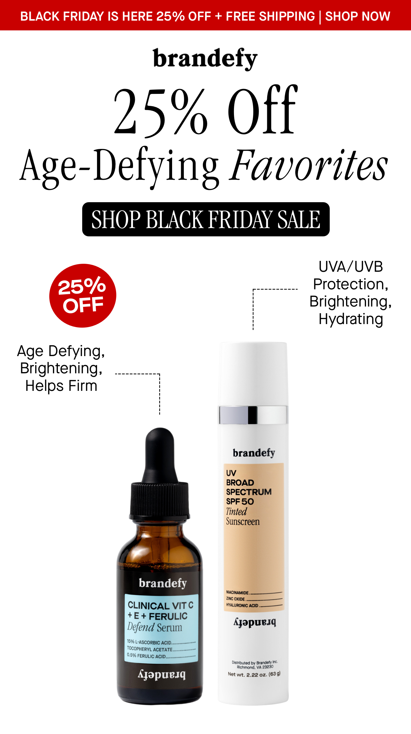 25% Off Age-Defying Favorites
