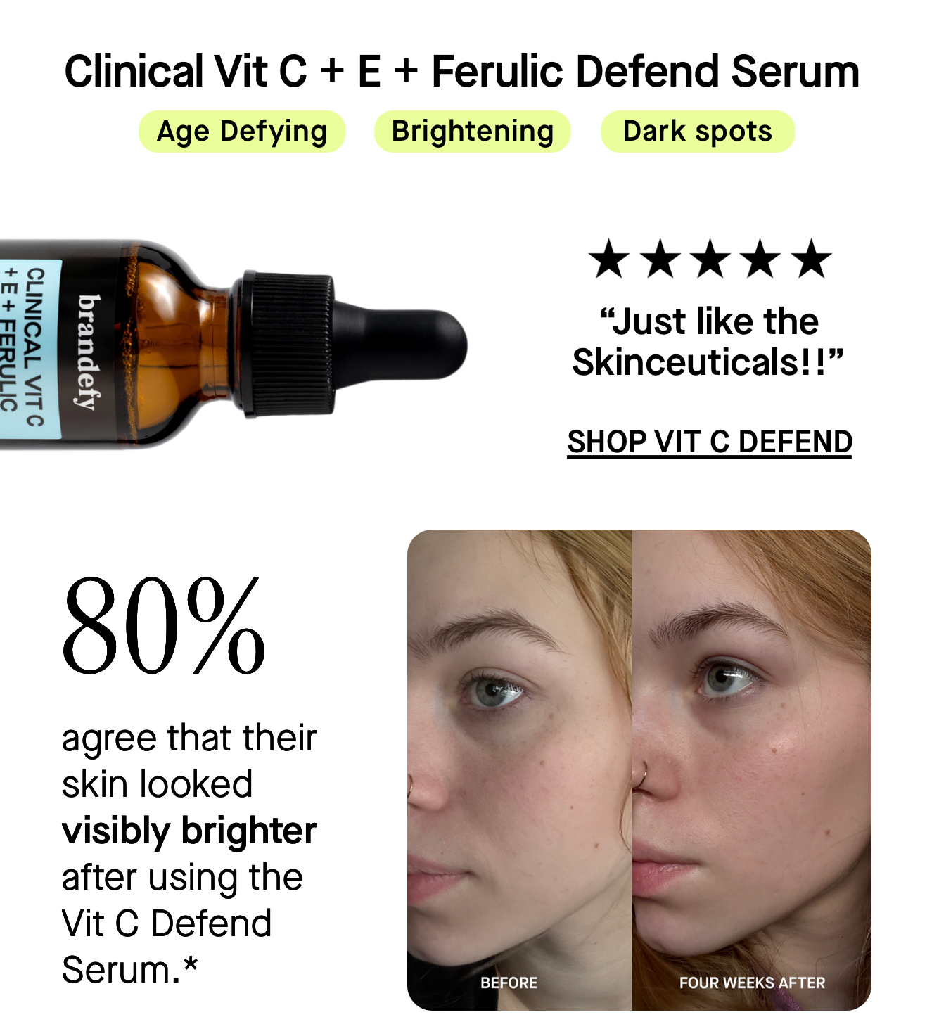 Clinical Vit C + E + Ferulic Defend Serum