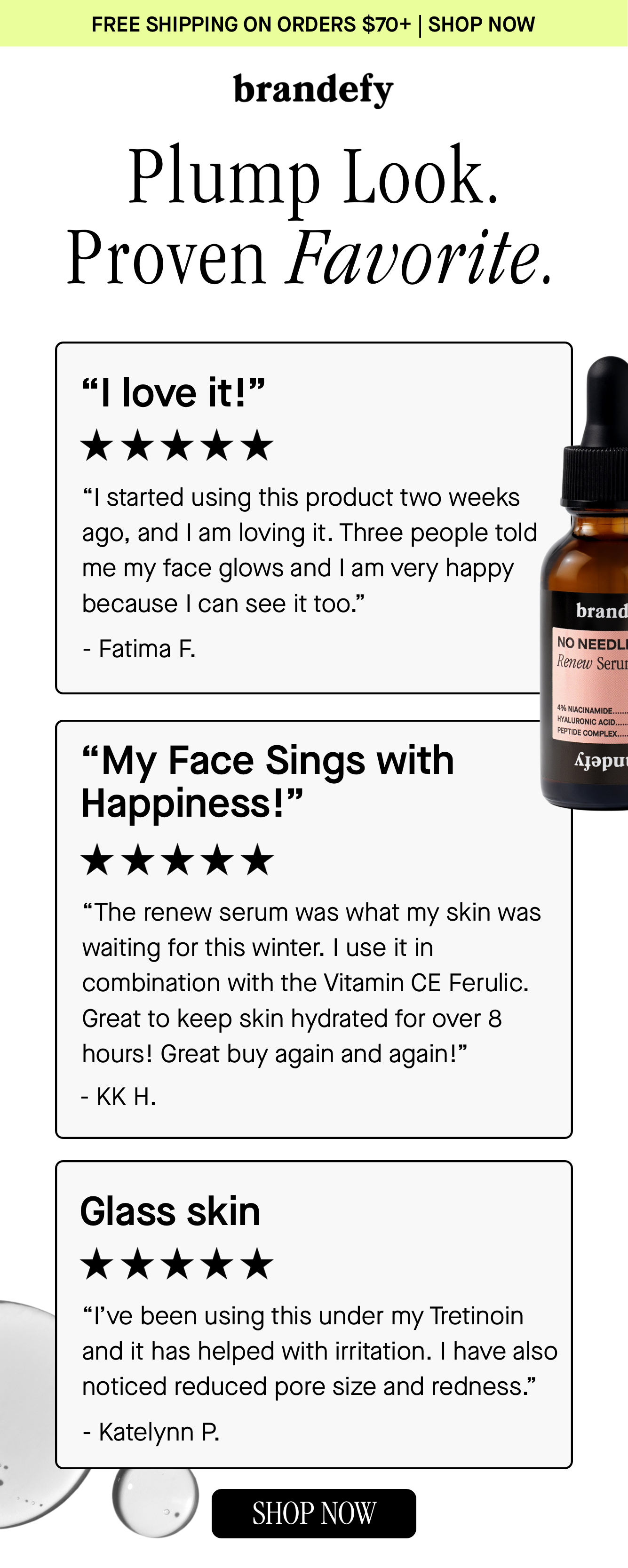 Plump Look. Proven Favorite. 