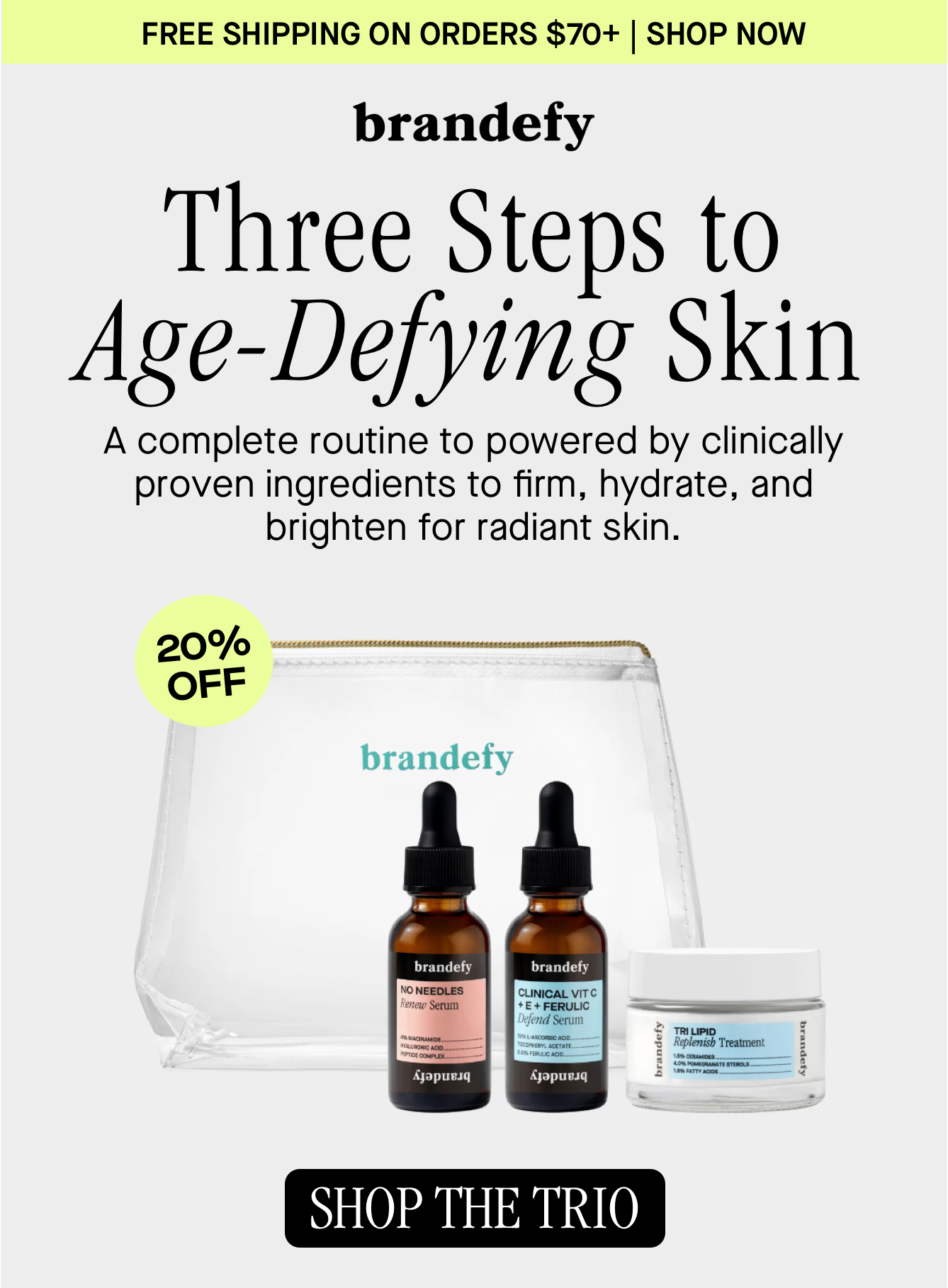 Three Steps to Age-Defying Skin 
