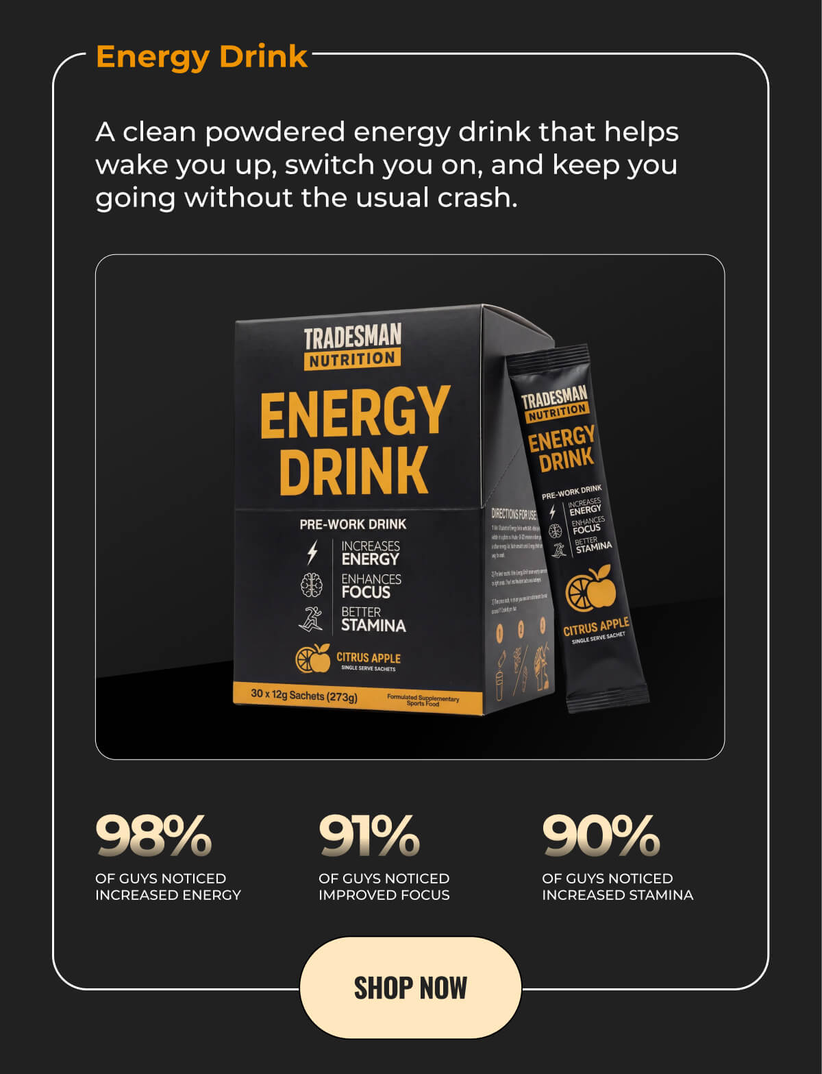 SHOP ENERGY DRINK