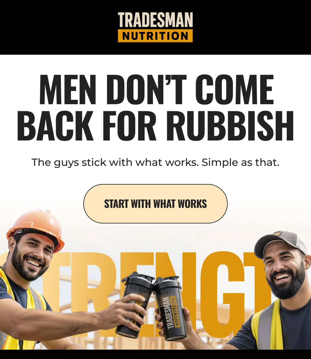 The guys stick with what works. Simple as that.