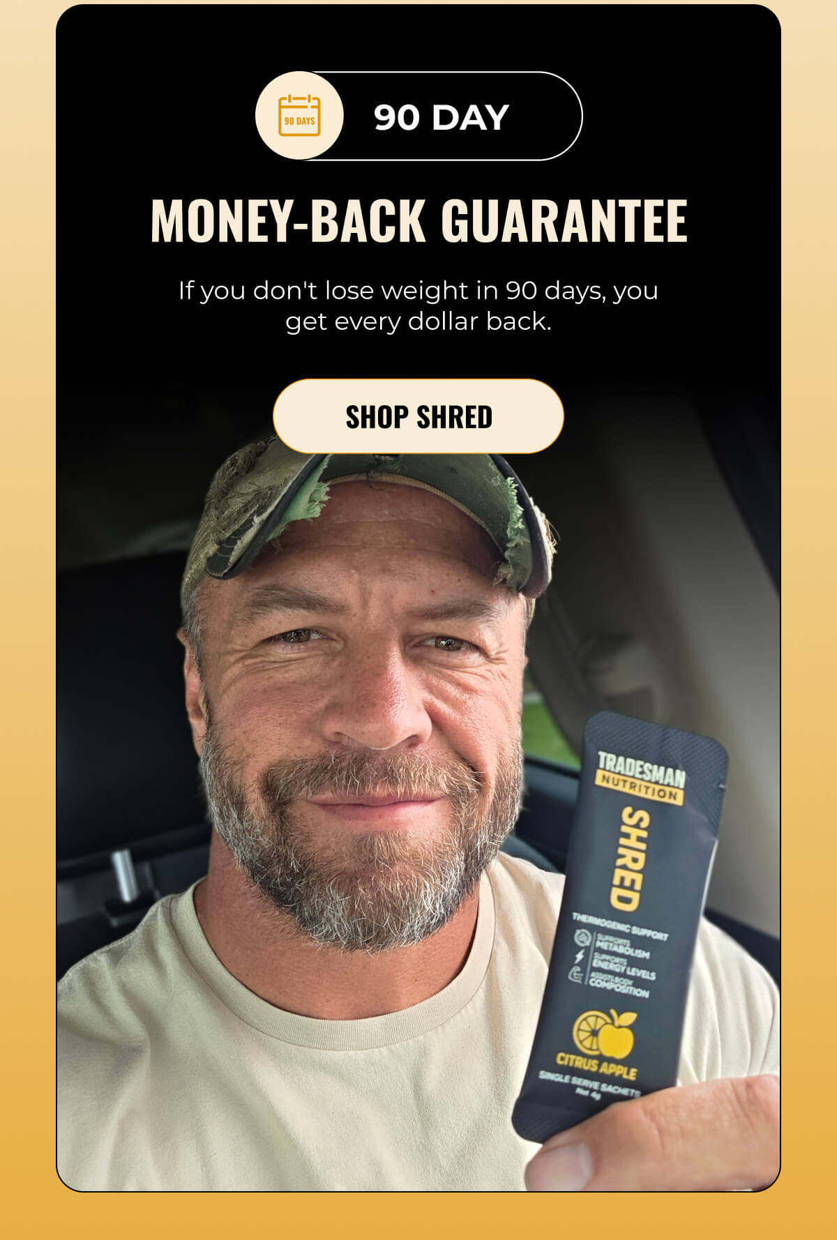 MONEY-BACK GUARANTEE | SHOP SHRED