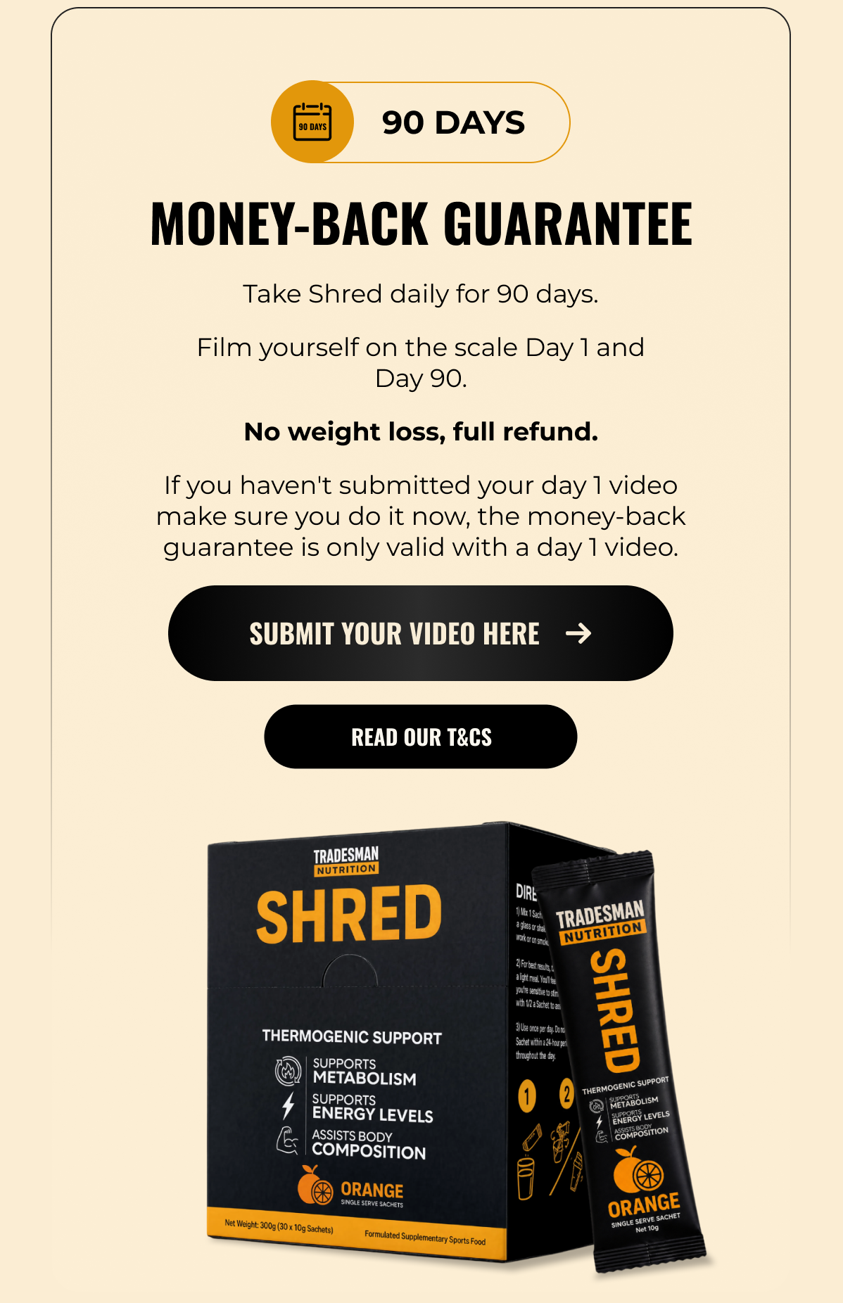 MONEY-BACK GUARANTEE