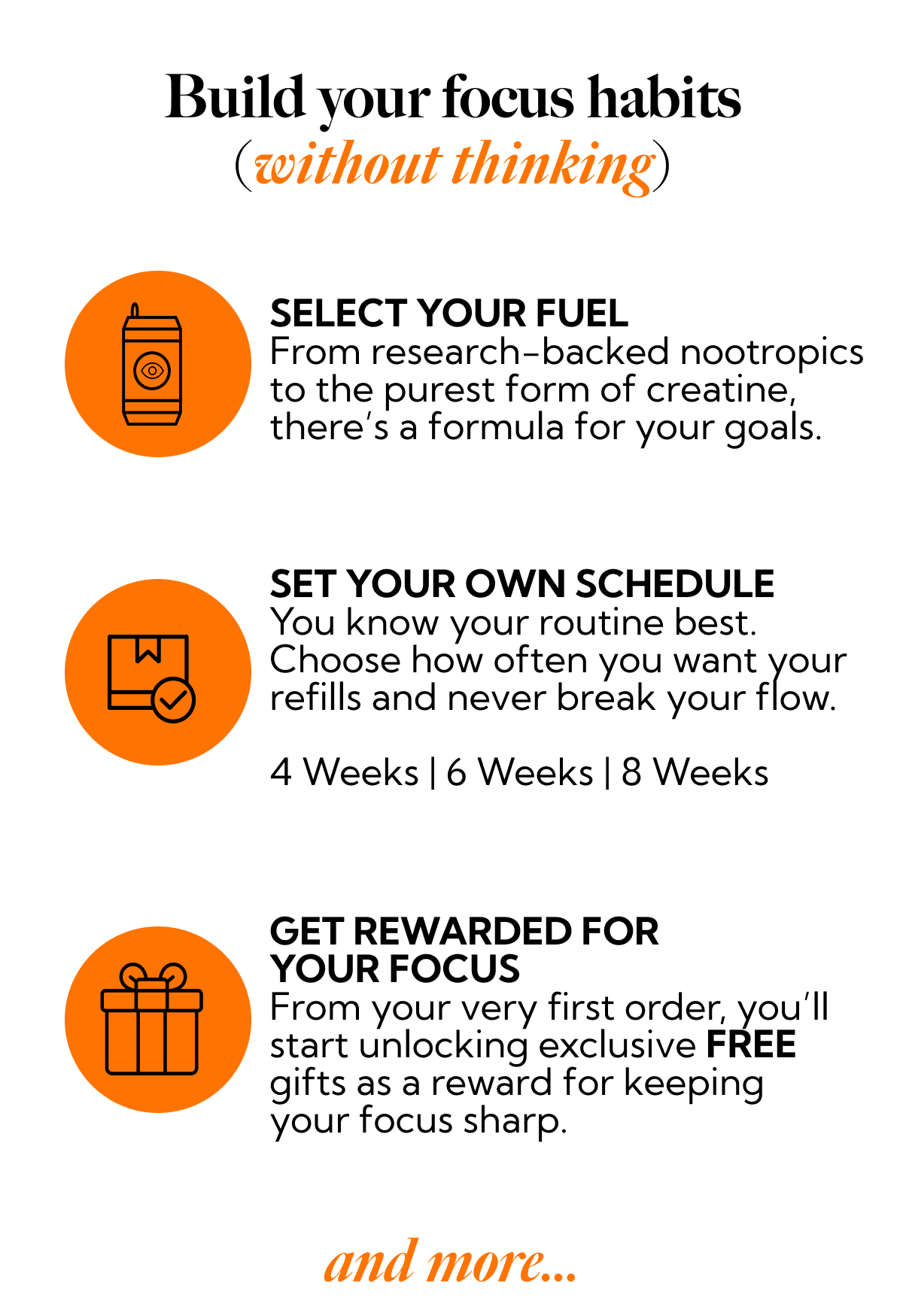 Build your focus habits (without thinking)