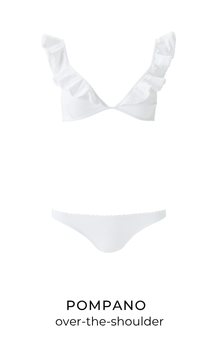 Pompano White Bikini