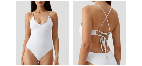 Murcia White Swimsuit