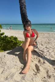 Miami Red Bikini Top