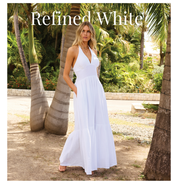 Refined White - Shay White Dress