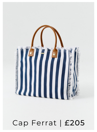 Cap Ferrat Nautical Tote