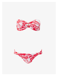 Positano Floral Bikini Top