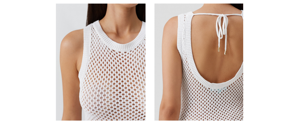 Melissa wears Callie White Dress