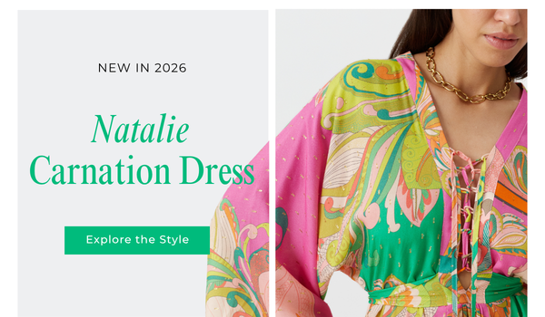 New In 2026: Natalie Carnation Dress