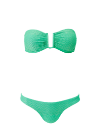 Prague Green Zigzag Bikini