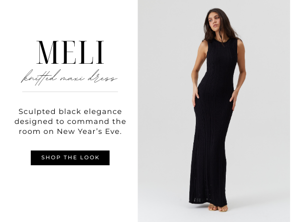 Meli Black Dress