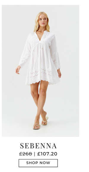 Sebena White Kaftan