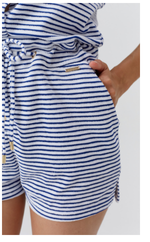 Cheryl Navy Stripe Playsuit