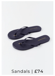 Sandals Navy