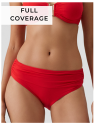 Bel Air Red Bikini Bottoms