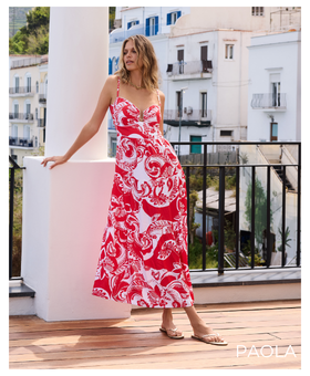 Paola Floral Dress