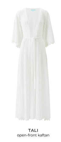 Tali White Kaftan