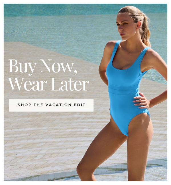 Model is wearing the Nevada Swimsuit in Ocean
