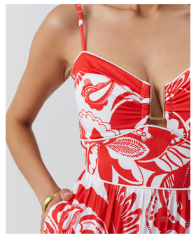 Paola Floral Dress
