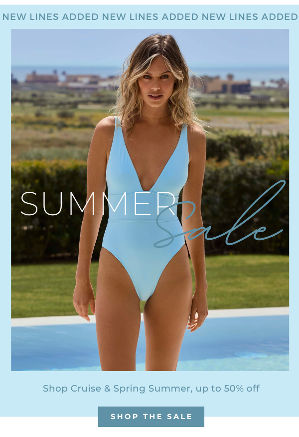 Summer Sale - New Lines Added