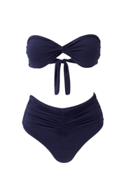 Nevis Navy Bikini Top