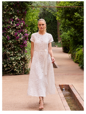 Elara White Dress