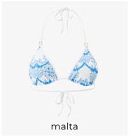 Malta Florian Bikini Top