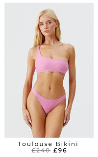 Toulouse Pink Zigzag Bikini
