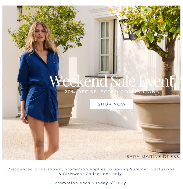 Weekend Sale Event: 20% Off