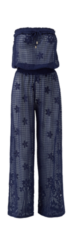 Viv Navy Jumpsuit