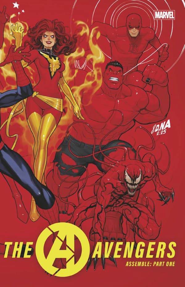 Avengers #1 variant cover art