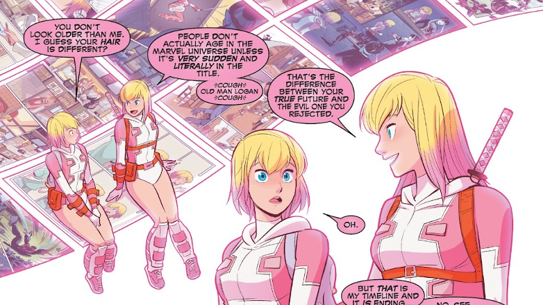 Gwenpool interior artwork