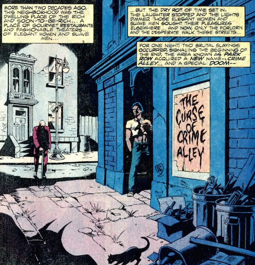 Batman Crime Alley interior art