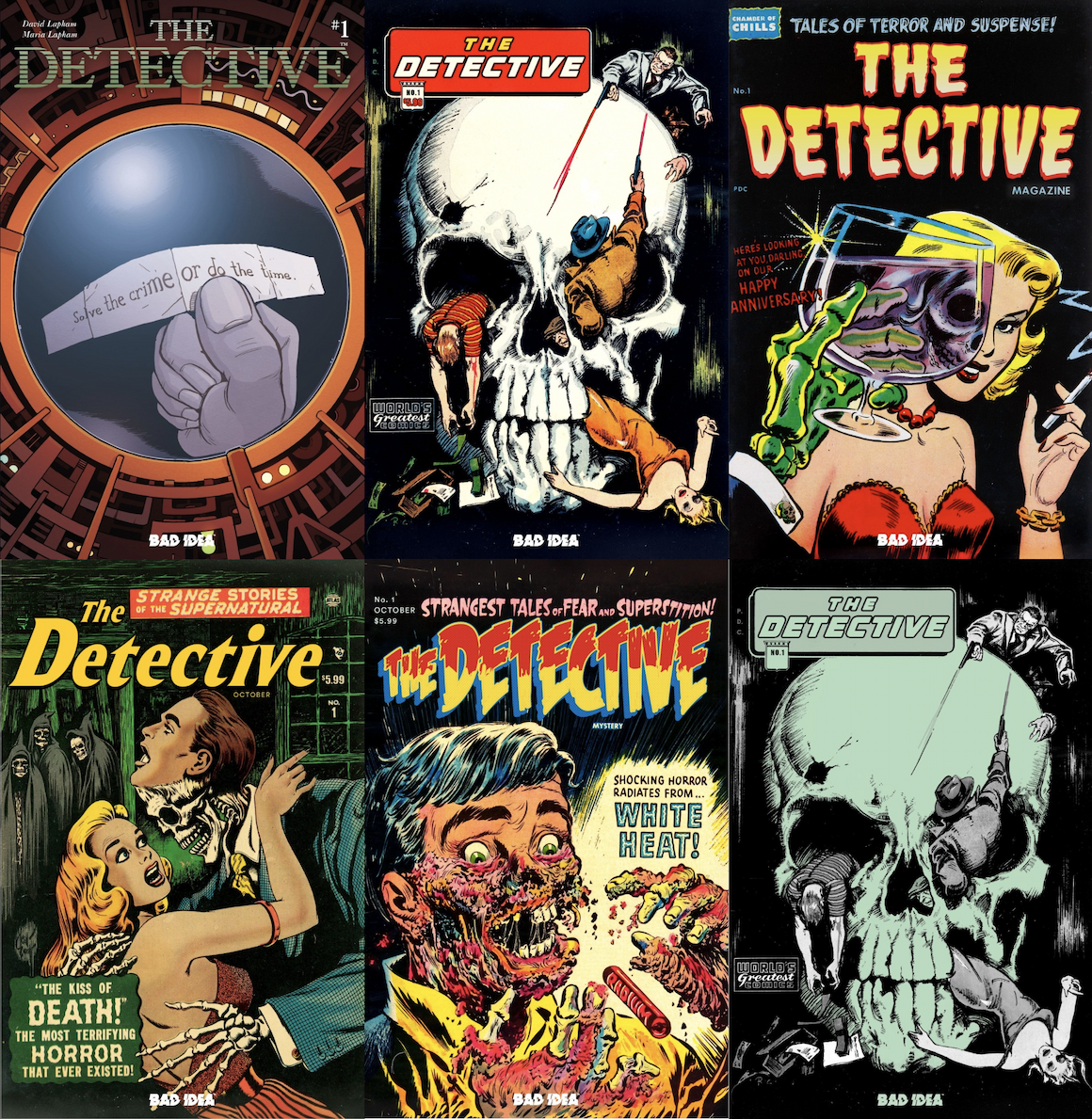 The Detective #1 cover montage