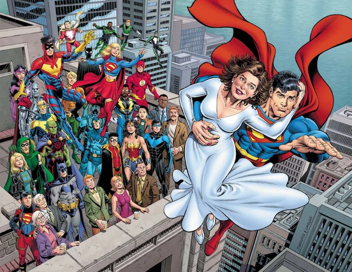 Superman: The Wedding Album 30th Anniversary Special #1 wraparound cover
