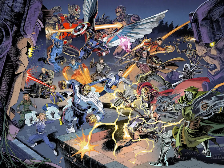 Avengers: Armageddon #5 wraparound cover