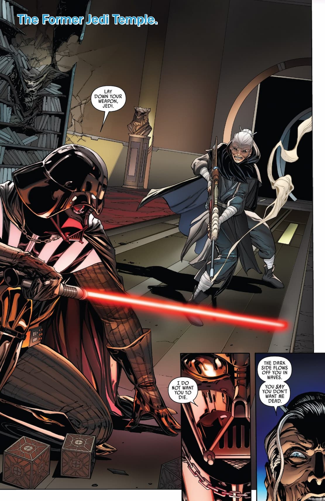 Darth Vader comic page