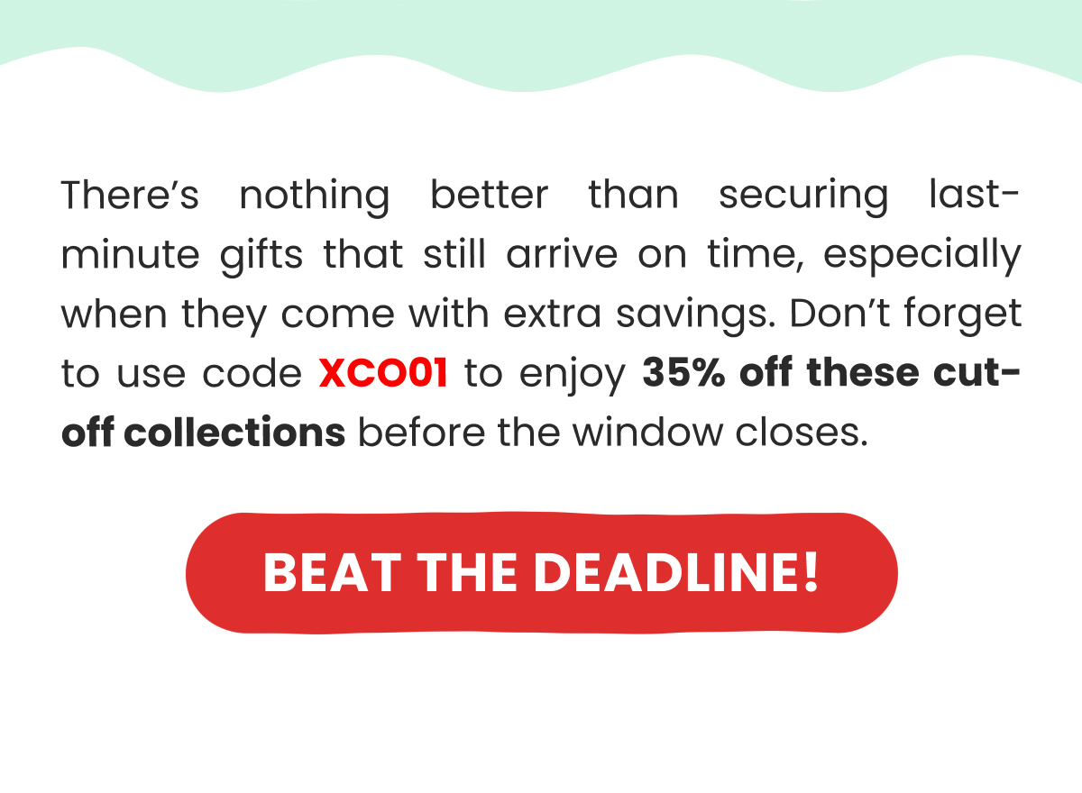 Shop Christmas Cut-off Sale