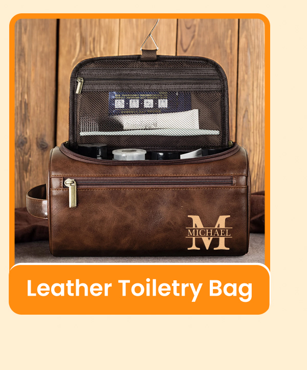 Leather Toiletry Bag