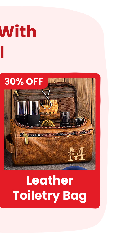 Leather Toiletry Bag