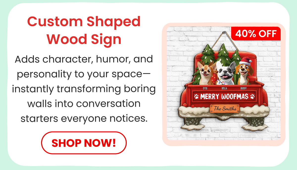 Custom Shaped Wood Sign