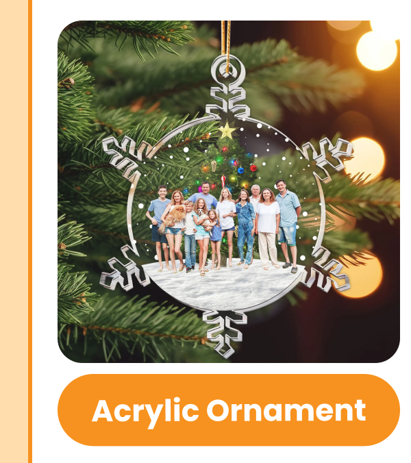 Acrylic Ornament For Friend
