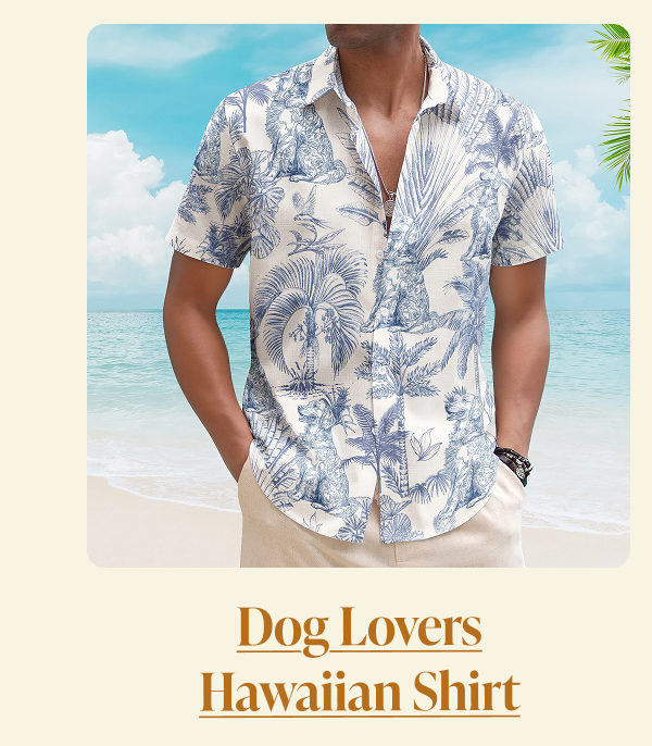 Dog Lovers Hawaiian Shirt