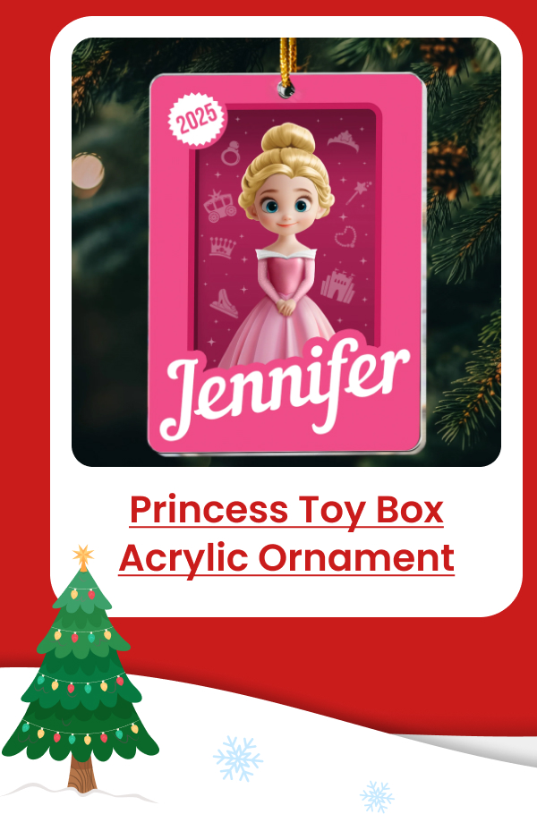 Princess Toy Box Acrylic Ornament